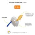 BEBE CONFORT Sucette Dental Safe 6-18 mois x2 - Latex - Coloris mixés Little Valleys-1