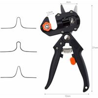 Fimghsoo Ciseaux de Greffage Professionnel Ciseaux de Jardinage Pince à Greffer Les Arbres Kit