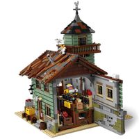 Set De Construction NEWDIY Magasin De Pêche Nautique - 2049 Pièces Modulaires (neuf)