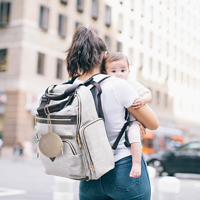 Porte-tétine Avec Boîte De Rangement Panda | Chaîne Portable Et Couverture Anti-poussière Pour Bébé