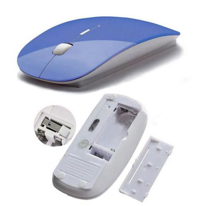 Souris Ultra Plate pour PC ALIENWARE Sans Fil USB Universelle Capteur ...
