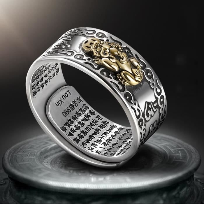 Bague Bouddhiste Porte Bonheurnull