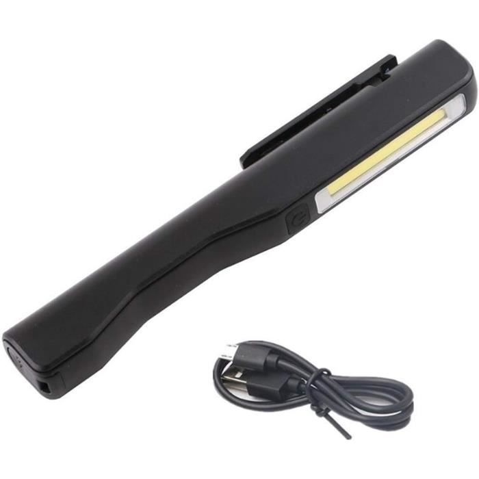 Aurora A33 Lampe Torche Rechargeable Usb-C Avec Clip De Poche, 200