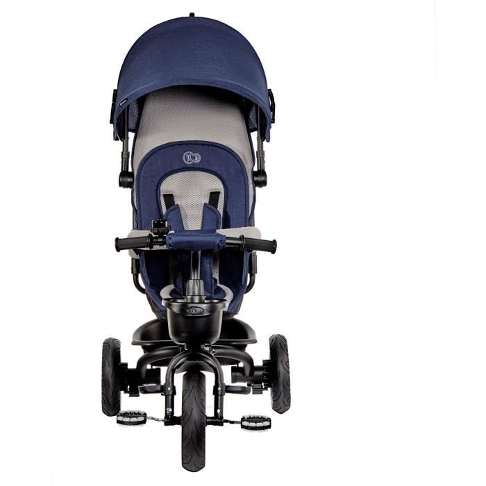 KINDERKRAFT Tricycle AVEO Bleu 3 roues Evolutif Pliable