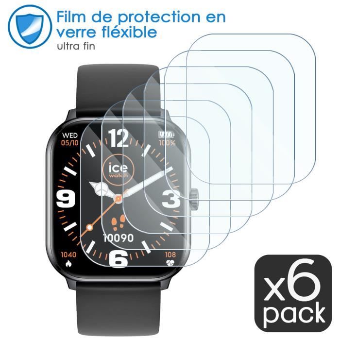 Pack x6] Protection Écran Verre Flexible pour Ice-Watch Ice Smart Montre  Connectée 1,85'' - Cdiscount Téléphonie