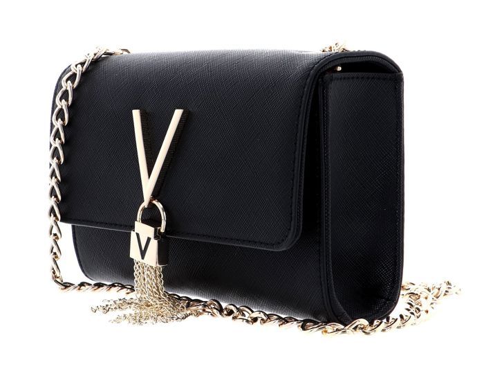 Sac à Main Valentino Linden Satchel Noir - Bandoulière Ajustable, Neuf Avec étiquettes