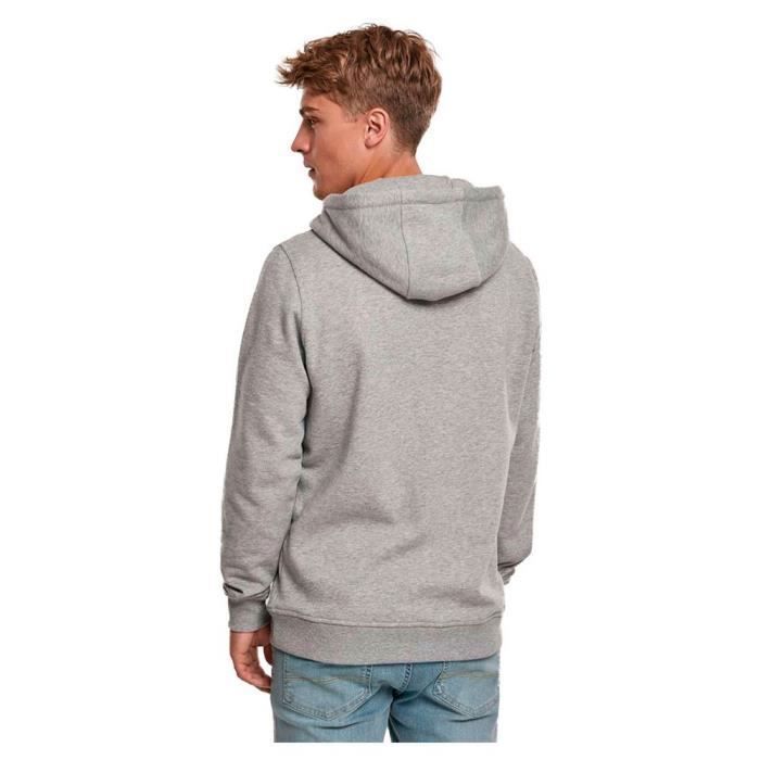 Urban Classics Kapuzenpulli Short Sleeve Side Zipped Hoody Sweat-Shirt Homme, Gris (Grau), (Taille Fabricant: Small