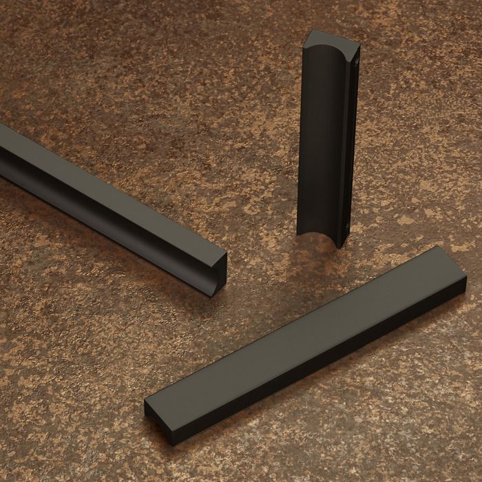 SOTECH Poignée de meuble GÖTEBORG BA 288 mm Noir anodisé Profilé de ...