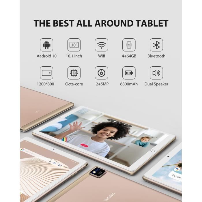 Tablette Tactile -  10 Pouces 4G LTE, Android1