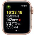 Apple Watch SE GPS 2021 - 40mm - Boitier Gold Aluminium - Bracelet Sport Starlight-2