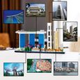 LEGO® 21057 Architecture Singapour, Loisirs Créatifs pour Adultes, Collection Skyline, Décoration pour La Maison-2
