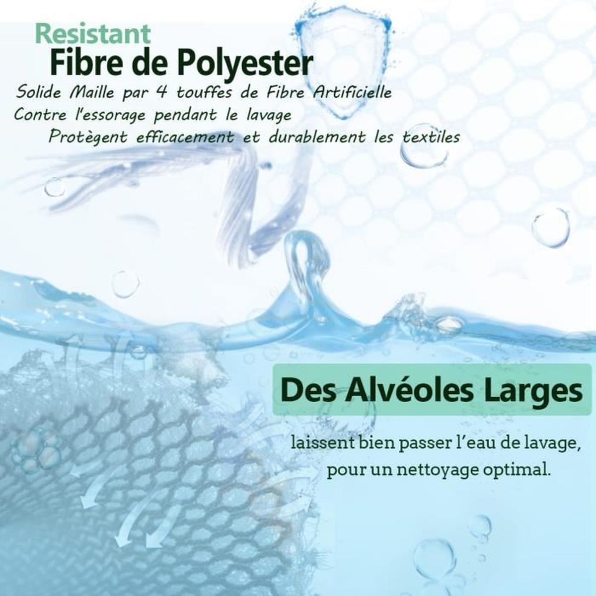 2Pièces Filet Linge Machine à Laver,Chaussures Bag Sac Sous