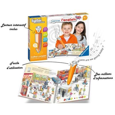 Coffret Tiptoi Lecteur + Livre L’Égypte Et Ses Pharaons – Jeu éducatif Interactif Sans écran Dès 7 Ans