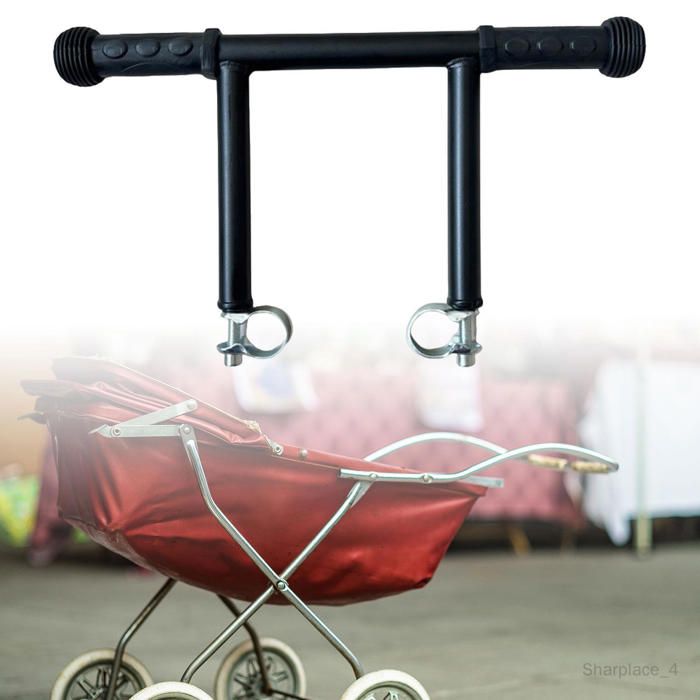 Barre D'Extension Poignée Poussette - Allonge Guidon Pour Parents Grands, Robuste Et Portable