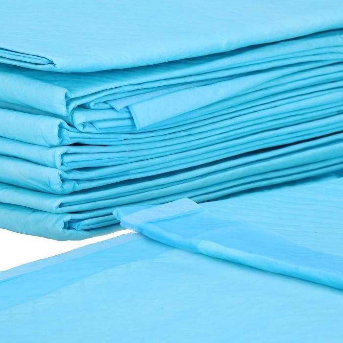Alèses Jetables Pour Chien 100 Unités - Ultra-absorbantes, Anti-odeurs 33x45 Cm - 6