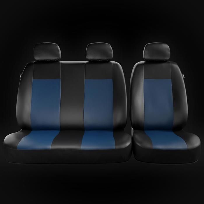 Housses De Siège Avant Pour Citroën Berlingo / Nemo – Tissu Noir, 1+1, AUTONET