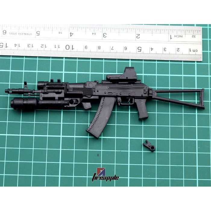 Maquette De Pistolet M249 échelle 1/6 Pour Figurines 12'' - Accessoire Détaillé Pour Collectionneurs