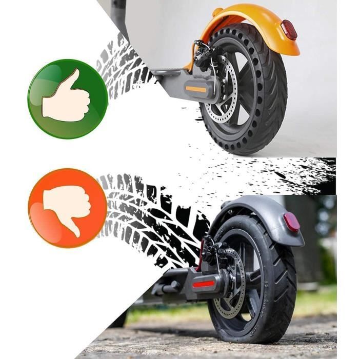 Accessoire trottinette électrique GENERIQUE Kit de roue arrière + pneu +  disque de frein pour Xiaomi trottinette électrique - Rouge
