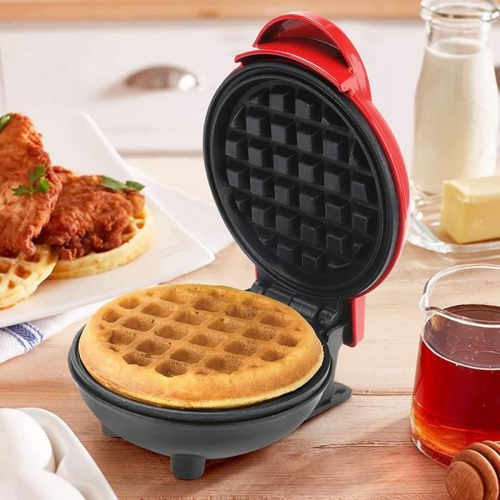 ASANMU Waffle Maker, Gaufrier Electrique Mini Machine à Gaufres Appareil à  Croque-monsieur à Petit Gaufres Revêtement Anti-adhés46 - Cdiscount  Electroménager