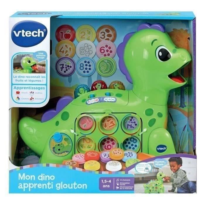 Jouet educatif VTECH BABY Mon dino apprenti glouton Couleurs chiffres et aliments Cdiscount Jeux Jouets
