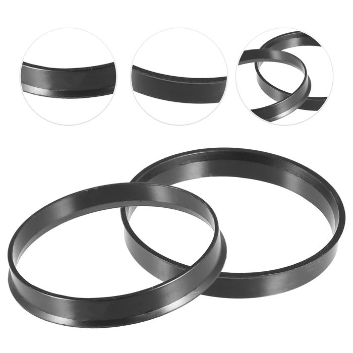4 Bagues Centrage Jante X AUTOHAUX 72,6mm Vers 66,1mm - Anti-Vibration