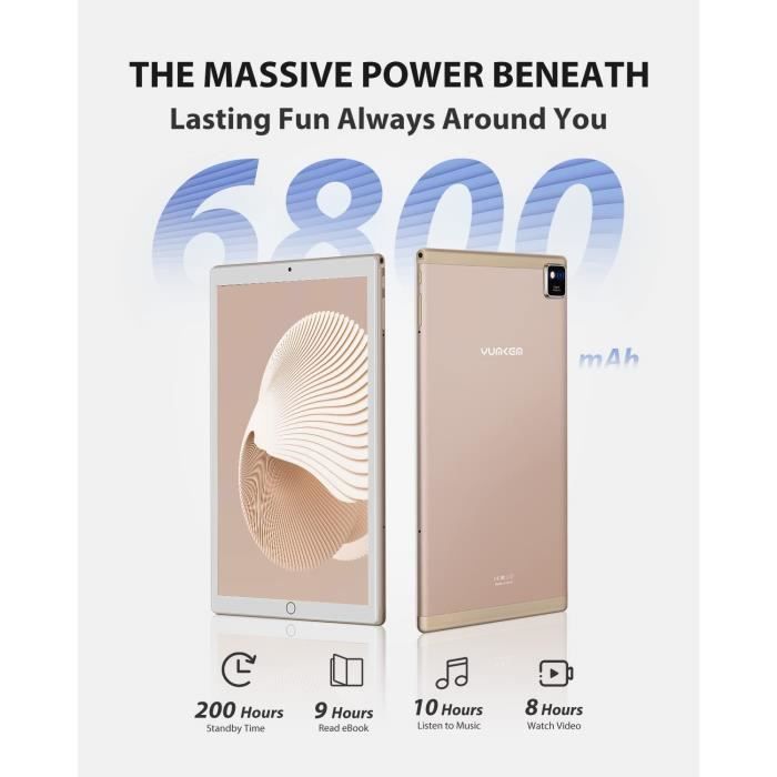 Tablette Tactile -  10 Pouces 4G LTE, Android2