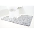 2pcs Coral Velvet Soft non Slip salle de bain douche tapis tapis moquette-XFM70510624_1234-3