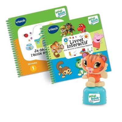 VTech - MagiBook, Pack 3 Livres Éducatifs Niveau 1 Mes Premiers App De Maternelle Pages Illustrees Et Interactive Amz B0