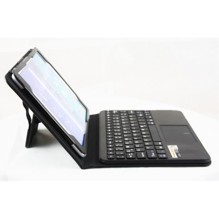 MQ pour Galaxy Tab S4 10.5 - Etui avec clavier bluetooth français AZERTY  pour Samsung Galaxy Tab