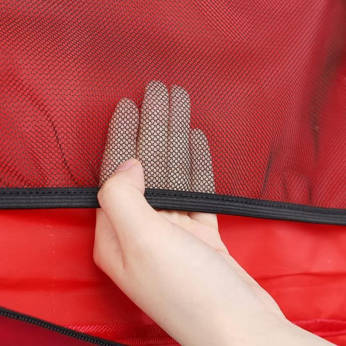 Trousse De Premiers Secours Vide ITODA – Rouge, 33 X 23 X 7 Cm, Nylon Imperméable, Pour Camping, Maison, Voiture, Sport