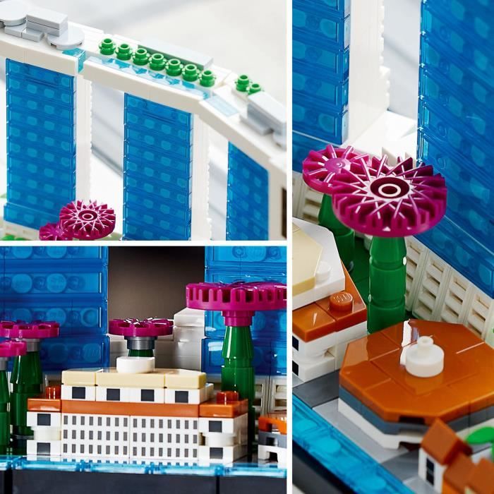 LEGO® 21057 Architecture Singapour, Loisirs Créatifs pour Adultes