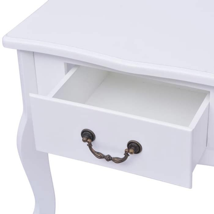 Lot De 2 Tables De Chevet Beatrice - Vicco - Blanc Et Sonoma - 68x36x36 Cm - Neuf