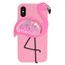 Coque Iphone 7drôle Rose Flamant Oiseau étoiles Paillettes