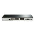 D-LINK Switch SmartPro 24 ports - DGS-1510-28X - 10/100/1000Mbps + 4 ports 10 Giga SFP-0