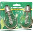 SYLVANIA Lot de 2 Ampoules halogènes Haleco standard - E27 - 42 W - 2 800 K - 630 lm-0