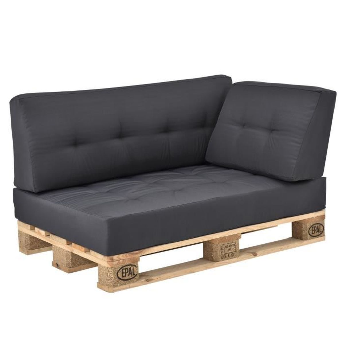 Pallet indoor and out chaise Lounge to stretch your legs on
