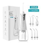 Hydropulseur 300ML sans Fil - YOUNGDO Jet Dentaire Pliable, Irrigateur Oral Rechargeable Éléctrique USB pour Soins Hygiène de Dents