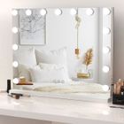 Dripex Miroir Maquillage Hollywood 15 Ampoules LED Lumineux 58 x 45 cm 3 Modes Réglables Blanc
