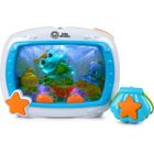 BABY EINSTEIN Veilleuse bébé - Rêves marins - Réglage 25 min lumière, son, Cadeau Noel bébé, attache lit, télécommande