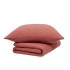 Couvre lit boutis ESSENTIAL - TODAY - Rouge brique 220x240 cm