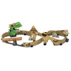 Circuit Voitures VTech Car-Board Racers Dino Adventure - Pistes Carton Recyclé à Colorier, Voiture Motorisée - Dès 5 Ans