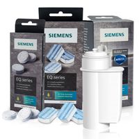 BOSCH SIEMENS Espresso Machine Set - INTENZA Filter TZ70003 + Descaler Tablets - SIEMENS TZ80002 + Cleaning Tablets - Siemens