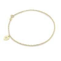 Carissima Gold   Bracelet de cheville   Femme   Or Jaune 375/1000 (9 Cts) 1.1 Gr