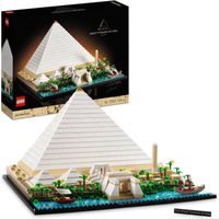 LEGO® 21058 Architecture La Grande Pyramide de Gizeh, Loisir Créatif Maquette à Construire, Monument du Monde et Décoration