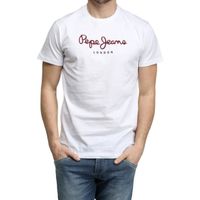 Tee Shirt Pepe Jeans Eggo N Pm508208 800 White
