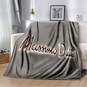 JOUET À BASCULE Couverture en peluche avec M-masHansen-Dutti,impression d'art à la mode,chambre familiale,drap de lit adulte- 130cm by 150cm[B]