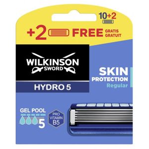 KIT RASAGE Pack de 2 - Wilkinson Hydro 5 Regular Lames Homme x10+2