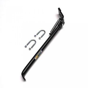 350mm -SELECTION P2R BEQUILLE 50 A BOITE LATERALE ADAPTABLE DERBI 50 SENDA R 2000 NOIR
