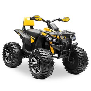 Mini Quad électrique pour enfants d'ge 3-6 ans Jaune et Noir Freinage  automatique - Cdiscount Auto