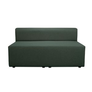 CANAPE MODULABLE PINOT – Double chauffeuse 140 pour canapé modulable en tissu, MADE IN FRANCE - Vert
